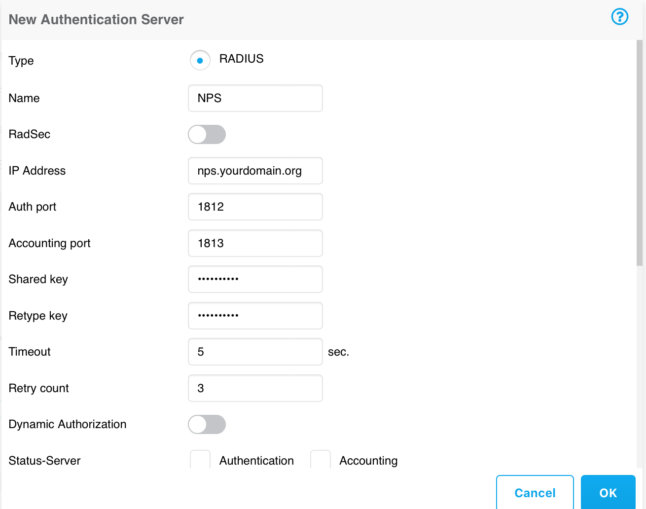 Aruba Instant Radius Authentication with NPS Security