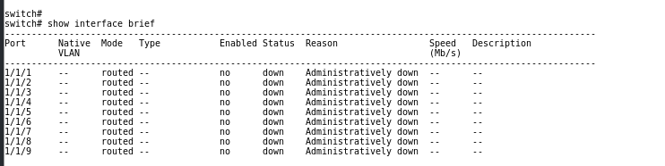 AOS-CX Switch Simulator: DO YOU KNOW: Default all interfaces are routed ...
