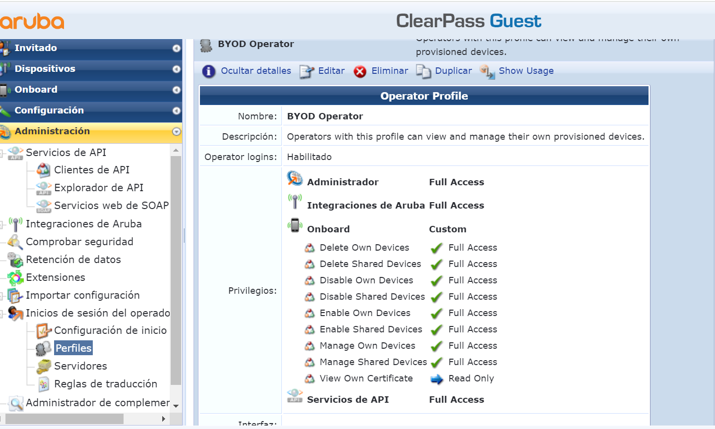 Integration XOAR with API Clearpass | Security