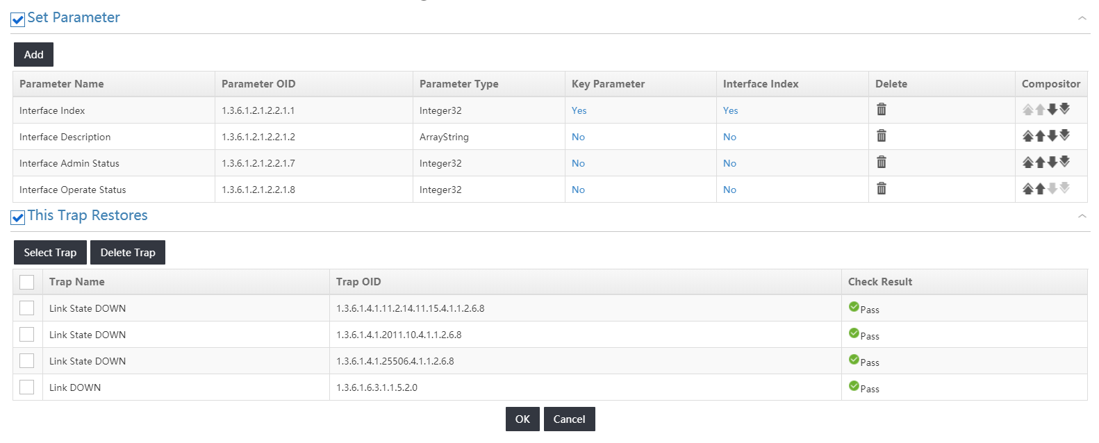 IMC SYSTEM auto recovers interface down alarms Network Management