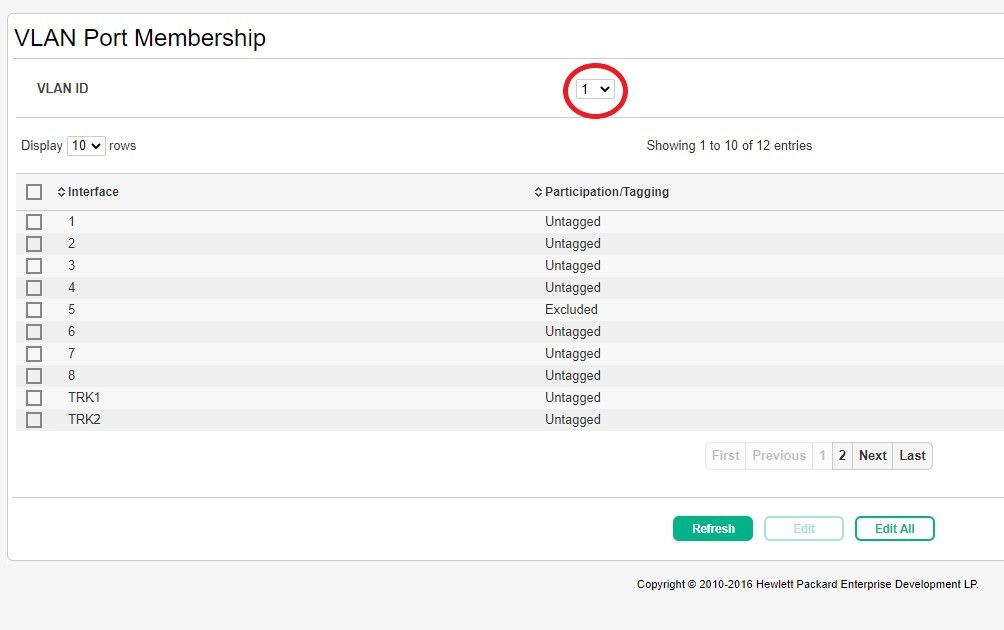Help with VLAN Setup Two HP switches Comware