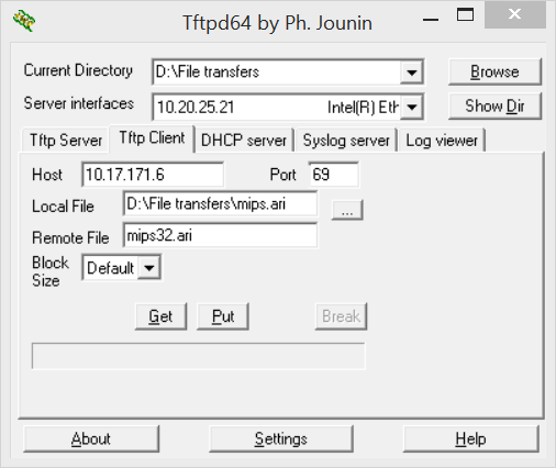 tftp client mac pumpkin