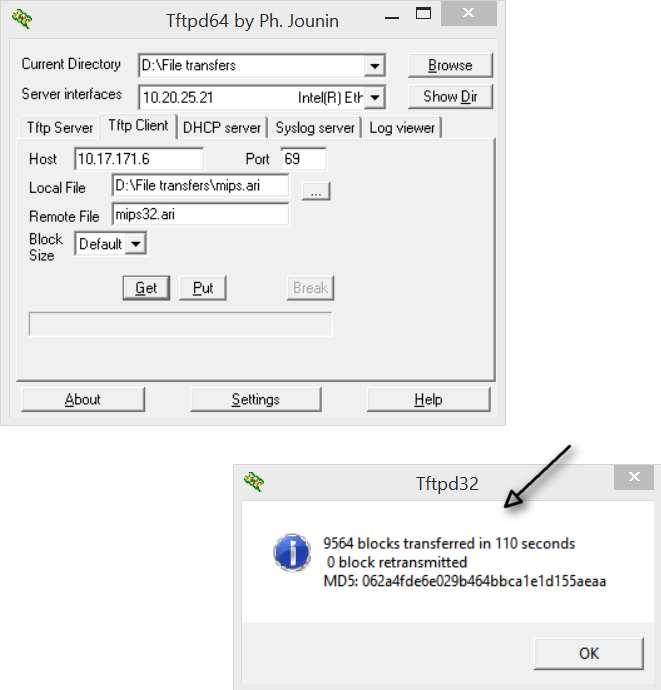 download tftp client windows 7