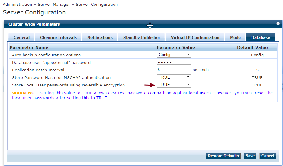How To Store Local User Password In Clear text Format Or With 