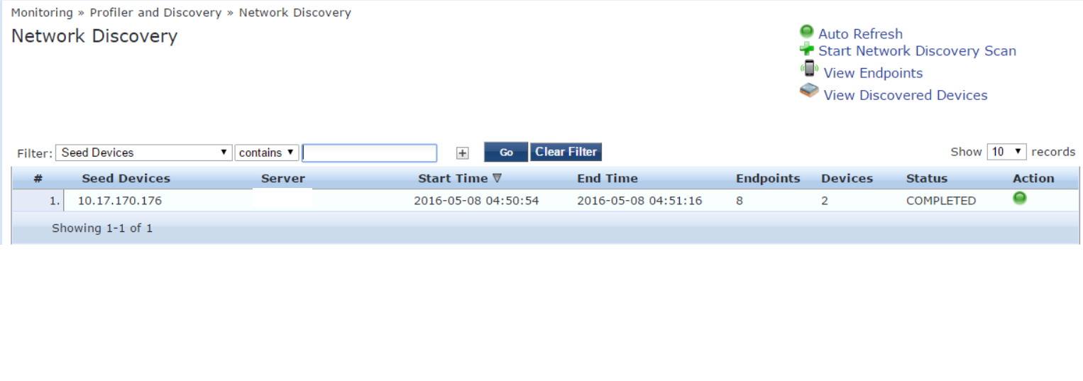 How to auto discover NAS devices in the network with Network Discovery feature in CPPM?
