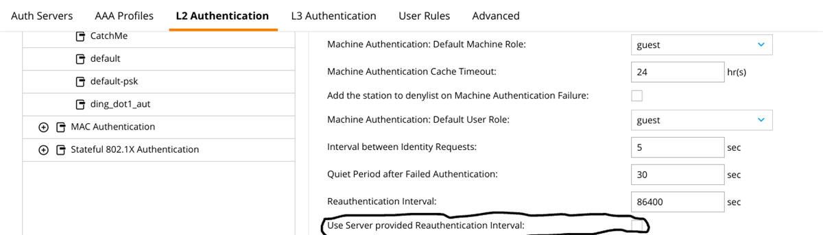 Client does not re-auth after X succesfull reauths | Security