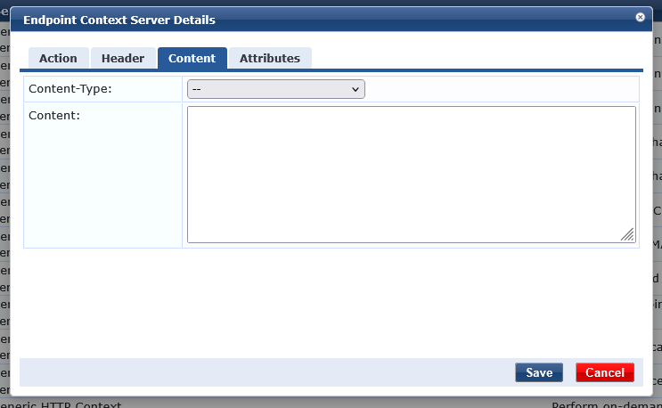 Endpoint Contect Server DELETE