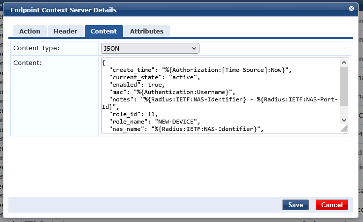 Endpoint Contect Server ADD