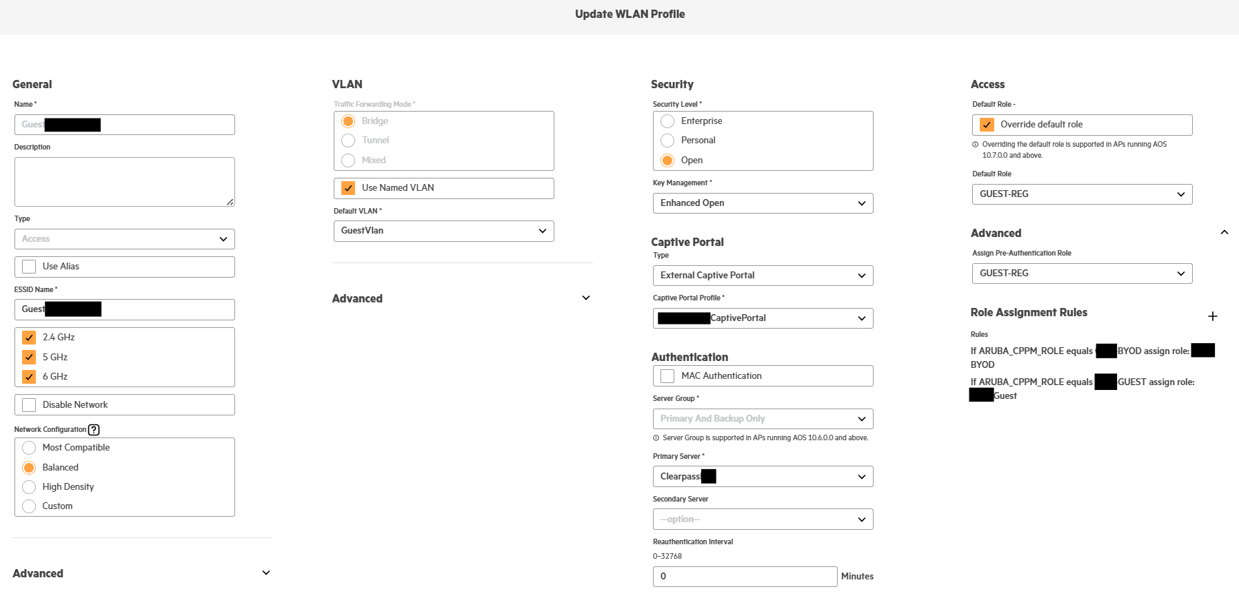 Clients unable to obtain IP address on SSID configured with new Central ...