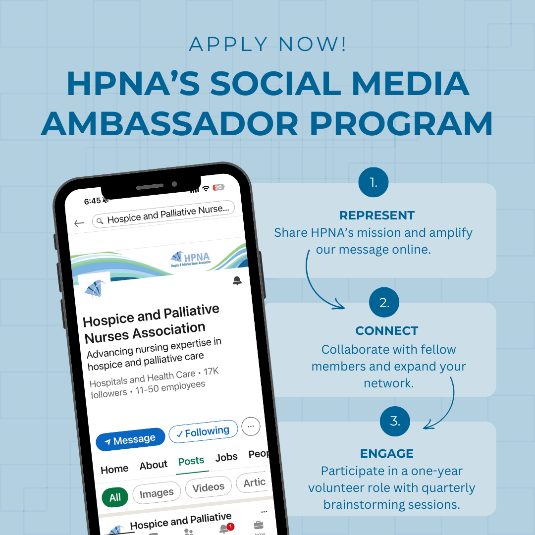 HPNA Social Media Ambassador Program - Hospice & Palliative Nurses ...