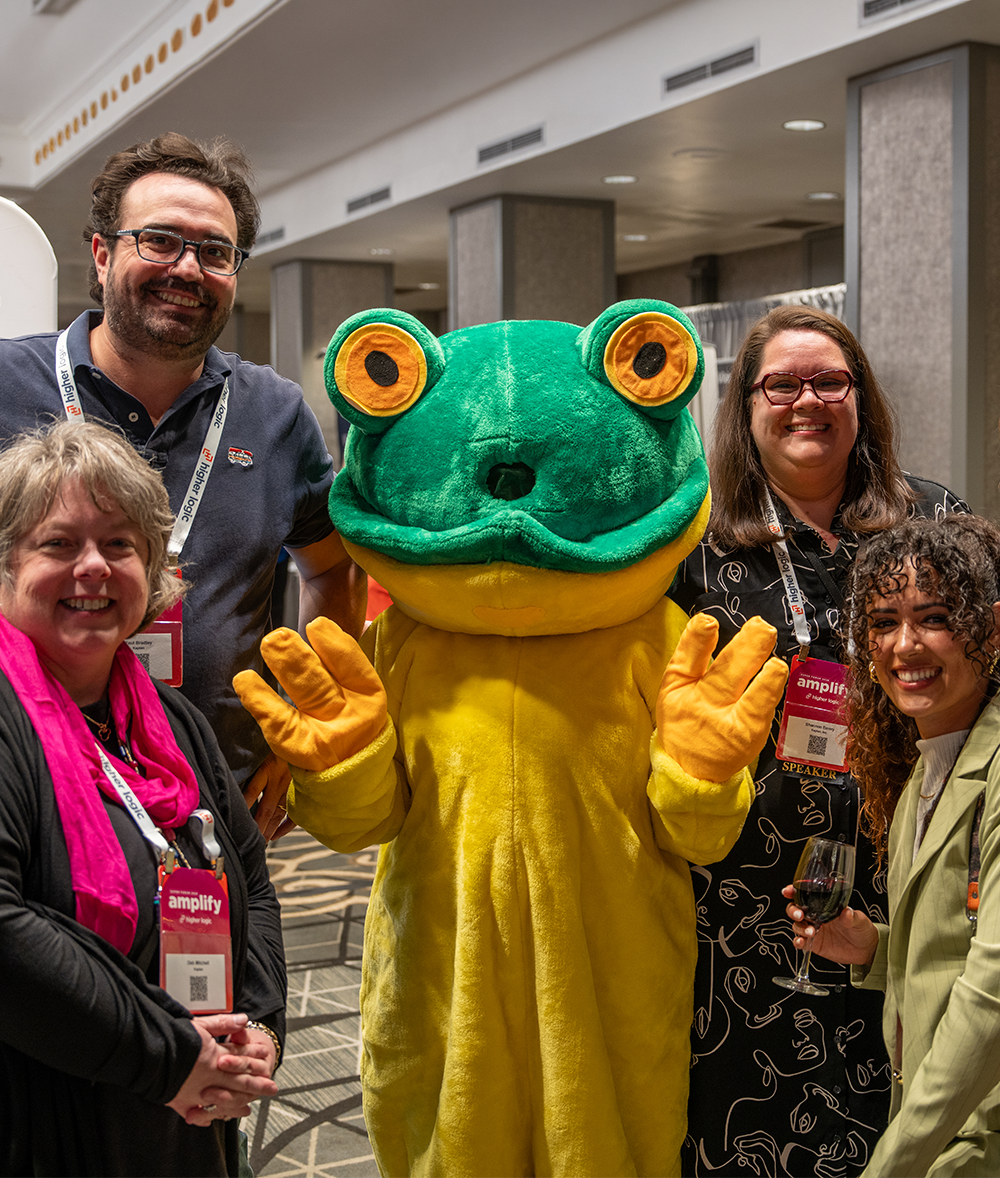 Group Photo at Super Forum 2026 with Floyd Frog Mascot