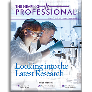 The Hearing Professional magazine