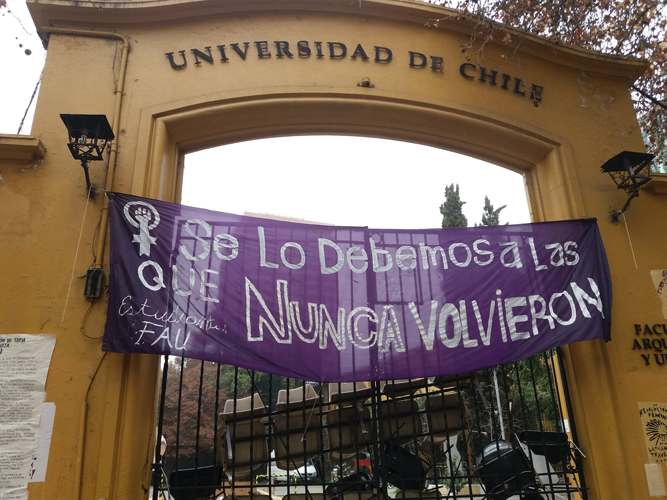 Occupied University of Chile