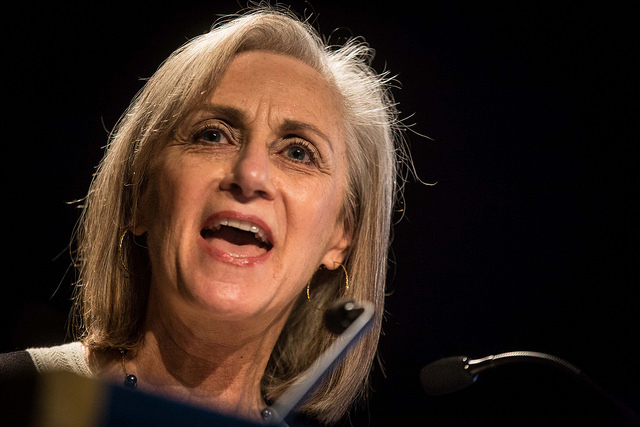 Cynthia Cherrey speaking at ILA Brussels