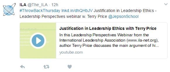 ILA Twitter Throwback Thursday