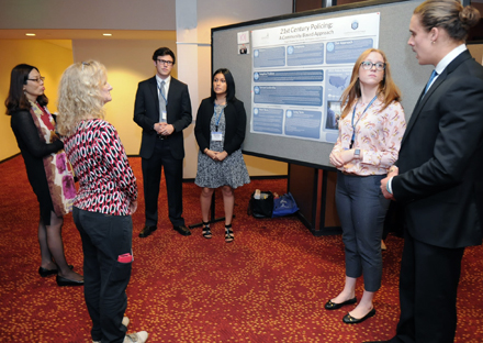 Undergradate Winners from Gonzaga During the Opening Night Poster Session