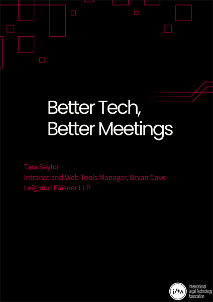 Better Tech, Better Meetings