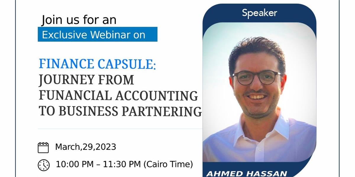 Finance Capsule: Journey from Financial Accounting to Business Partnering -  Alexandria Chapter