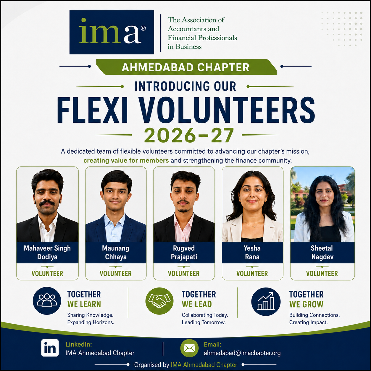 Flexible Volunteers 2026-27