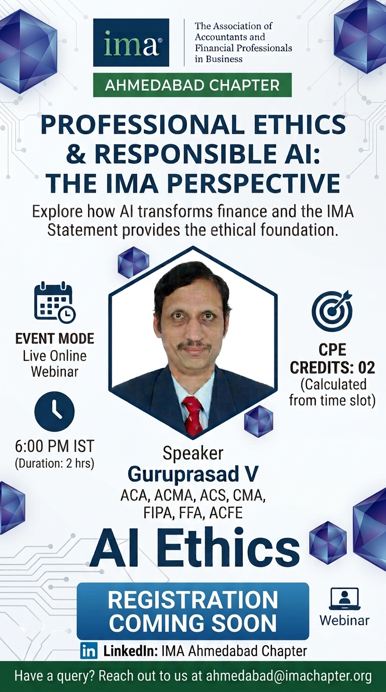 As AI continues to redefine the accounting and finance landscape, we are bringing you a critical, high-value session on balancing technological innovation with unwavering ethical standards.