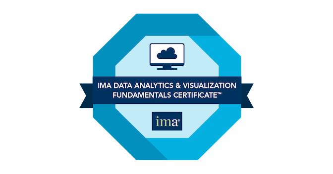 IMA Data Analytics Badge IMA Data Analytics Badge