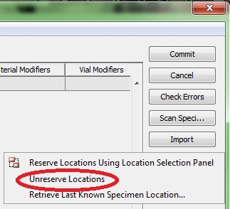 Unreserve Location Reservations
