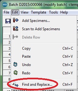 Find and Replace