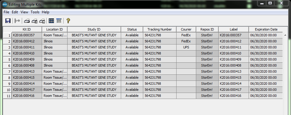 Multiple Kits Properties