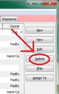 Delete Kit Center button