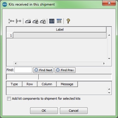 Select Manager Item dialog