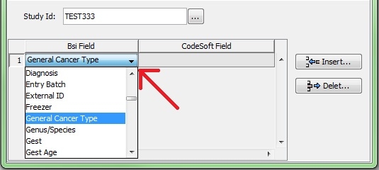 Subject Attribute Drop Down