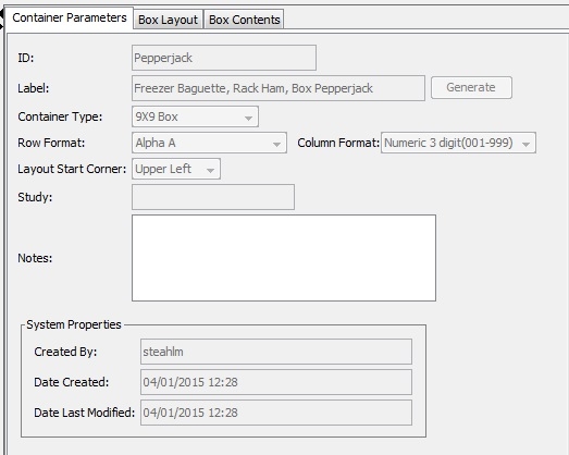 Container Display Panel