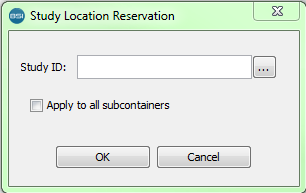 Study Location Reservation