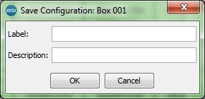 Save Config dialog
