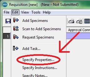 Specify Properties