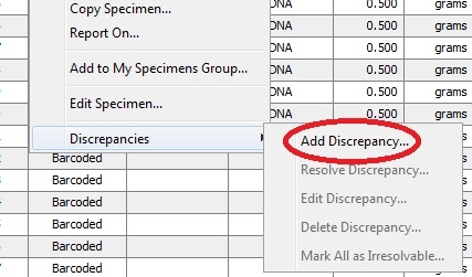 Add Discrepancy