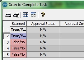 Scanned Column Value