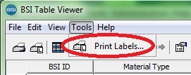 Print Label button