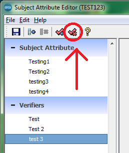Delete Subject Attributes Verifiers