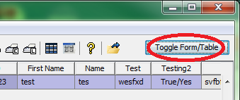Toggle Form/Table Button