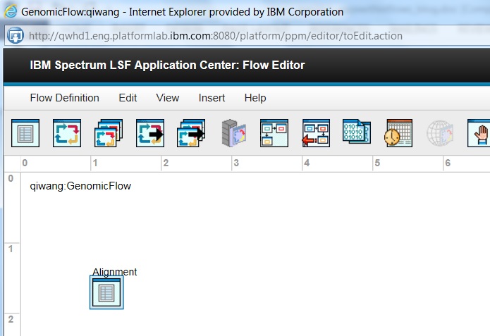 Flow Editor in Application Center