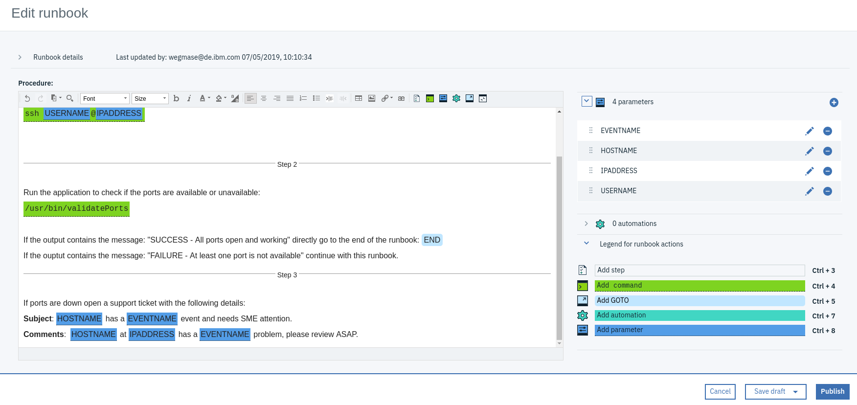 How to use Event Data in your Runbook