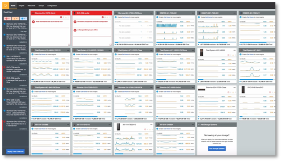 Data security elements inside of IBM storage insights