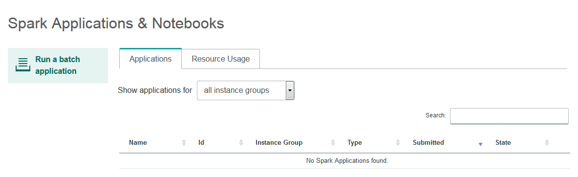 Run a batch application