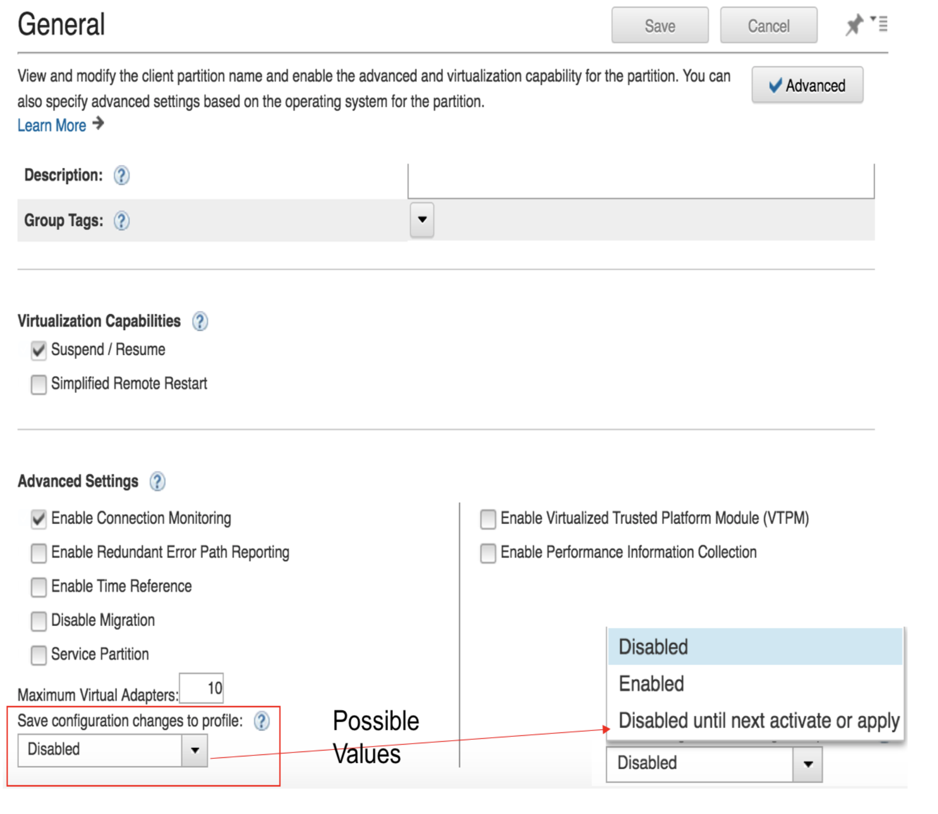 Sync current config