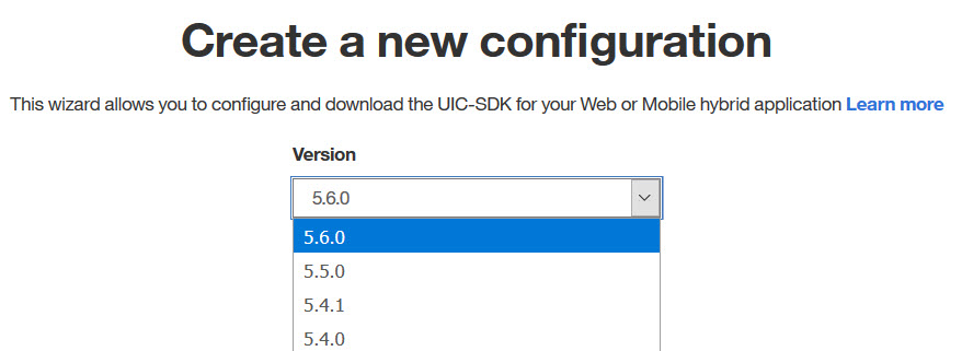 Update to UIC wizard Updates to UIC configuration