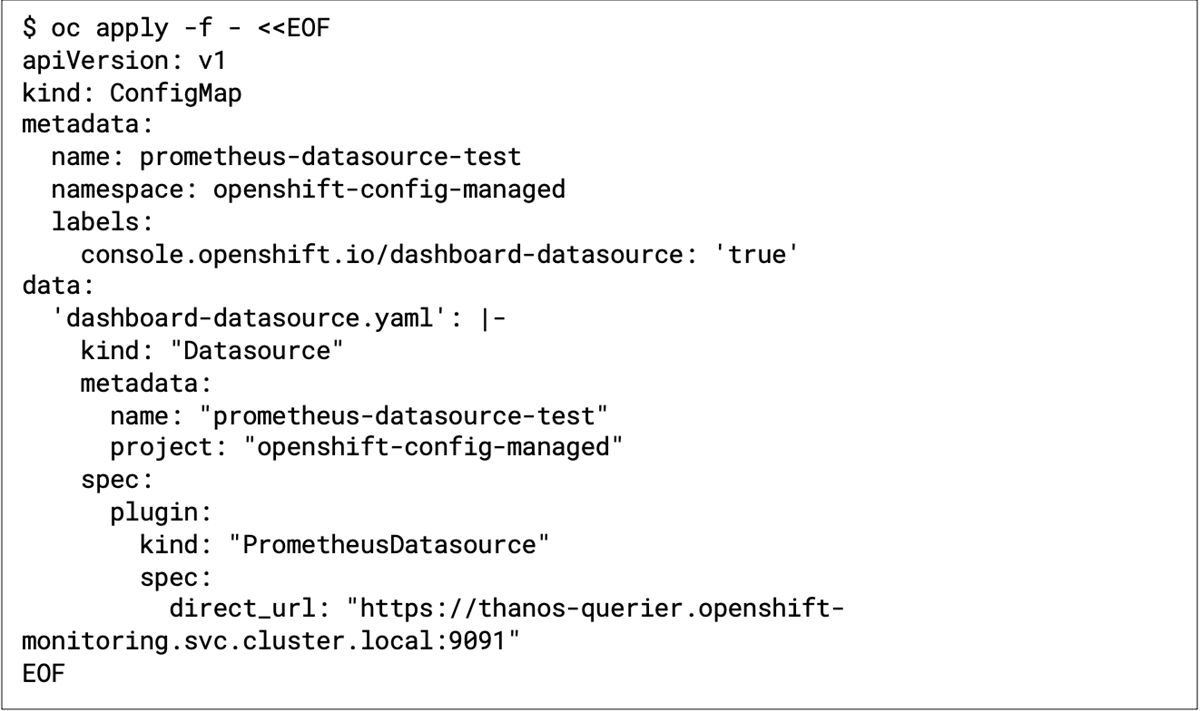 Red Hat OpenShift Cluster Observability Operator
