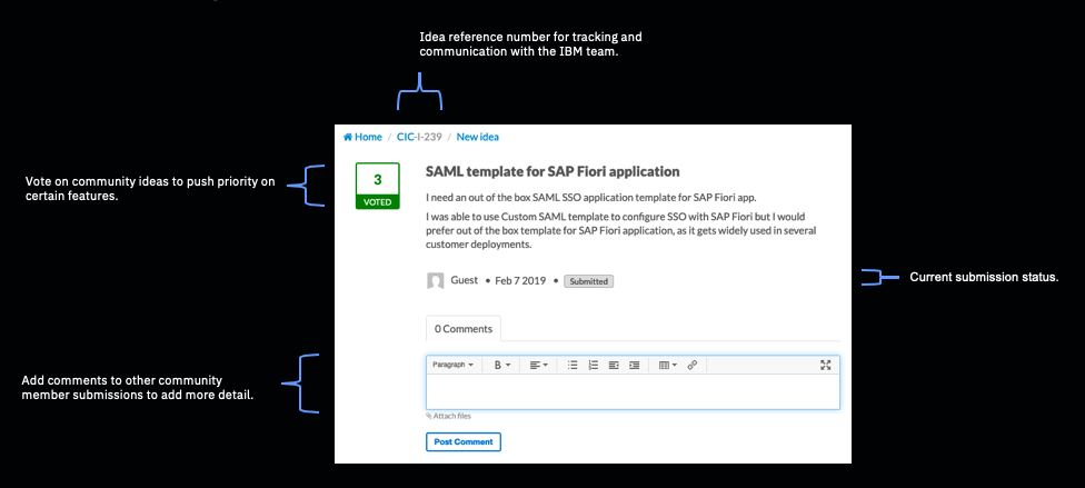 Requesting new features in Cloud Identity