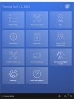 Maximo mobile home screen