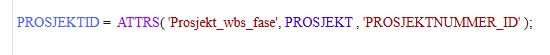 Using Attrn function to do a lookup in dimension